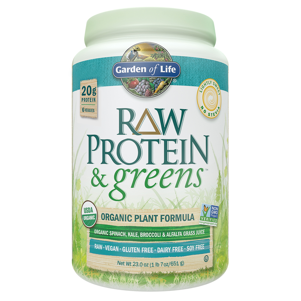 Raw Protein and Greens Light Sweet Powder