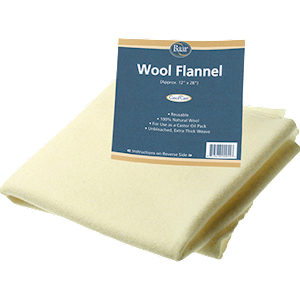 Wool Flannel for Castor Oil packs