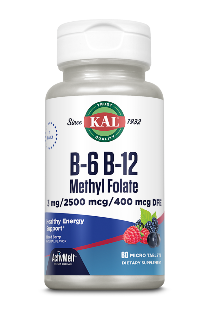 B6 B12 Methyl Folate ActivMelt Berry