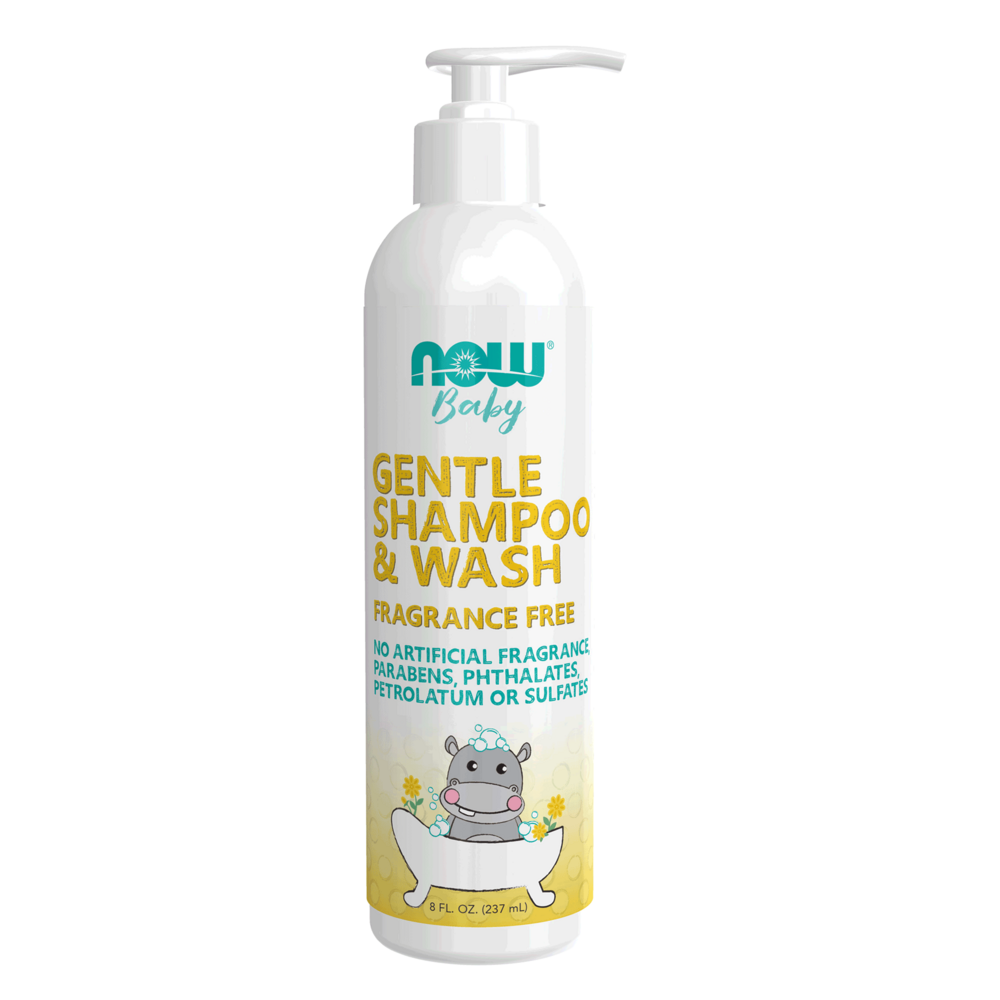Gentle Baby Shampoo & Wash, Fragrance Free