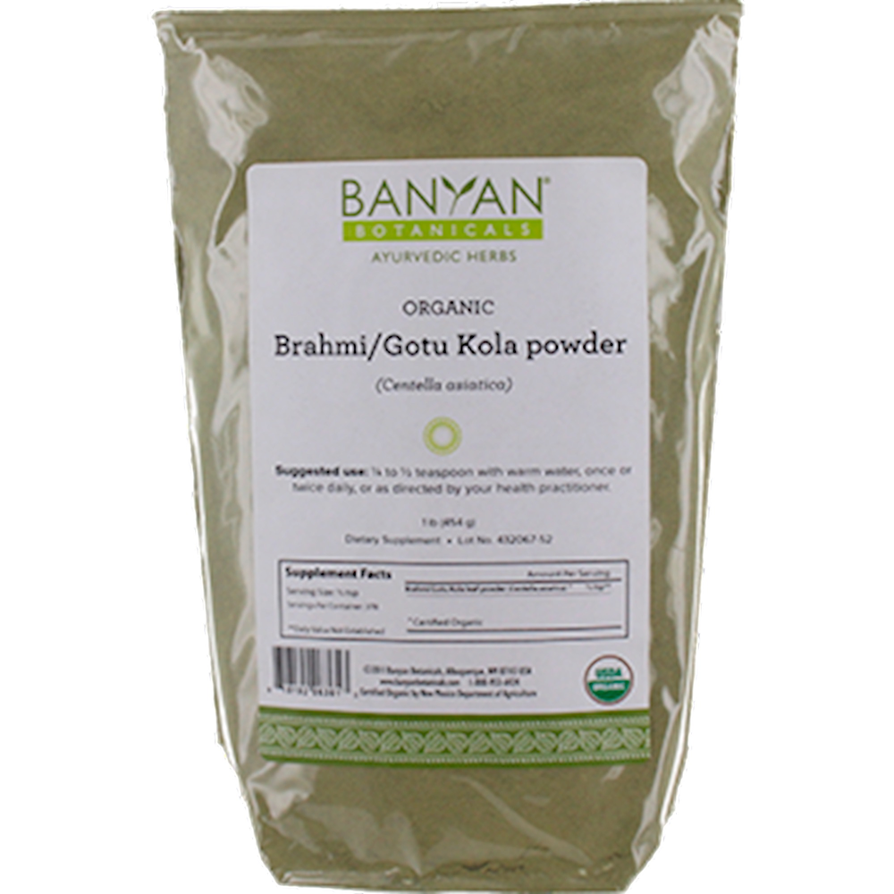 Brahmi/Gotu Kola Leaf Pwdr Organic