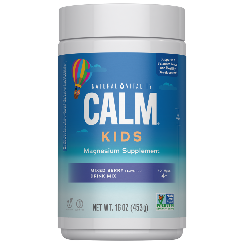 CALM Kids Magnesium Supplement, Mixed Berry