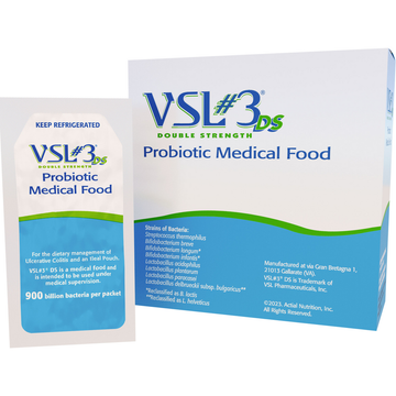 VSL#3® High-Potency, Multi-Strain, Unflavored, Double-Strength Probiotic Powder (900B CFU)