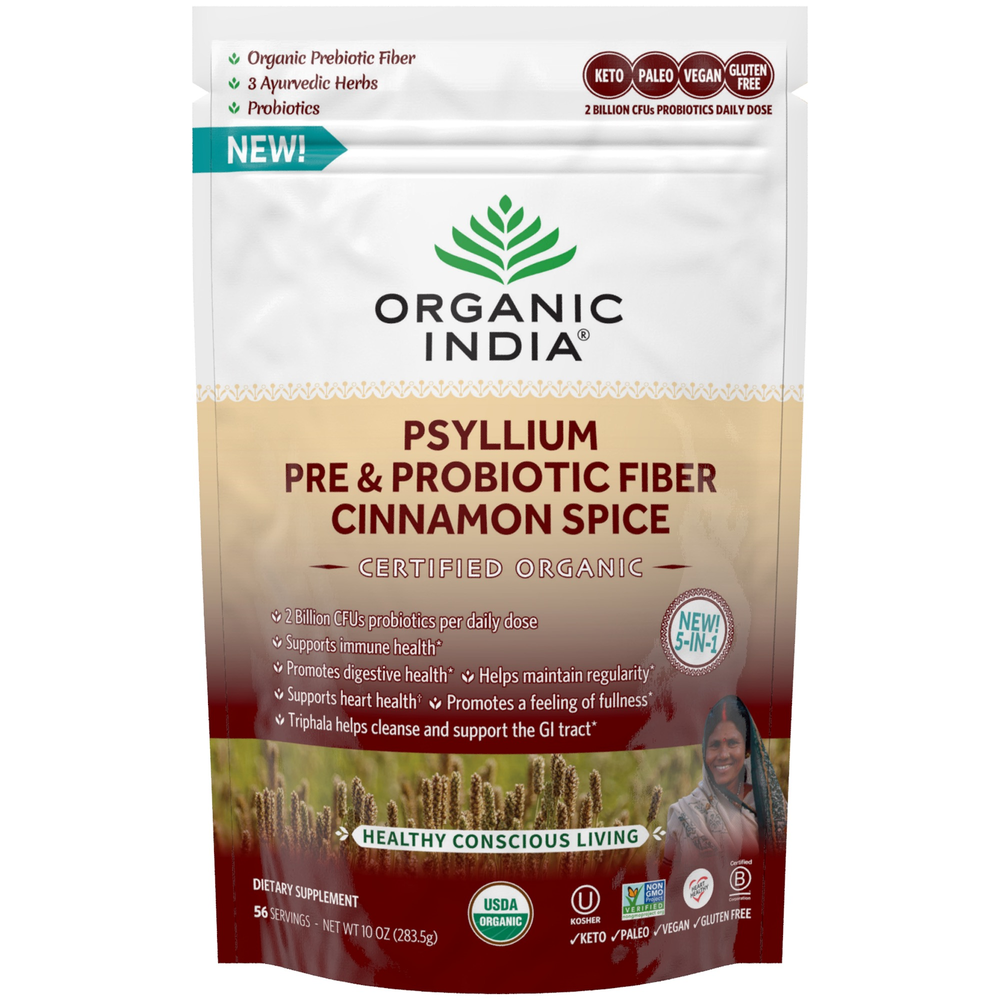Psyllium Pre & Probiotic Fiber Cinnamon Spice