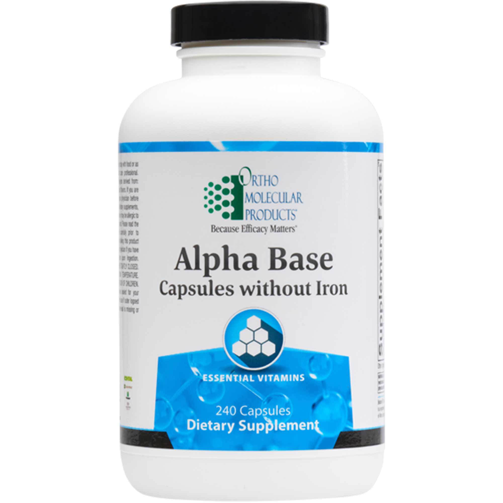 Alpha Base Capsules without Iron