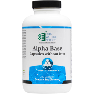 Alpha Base Capsules without Iron
