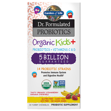 Organic Kids Probiotics Strawberry Banan
