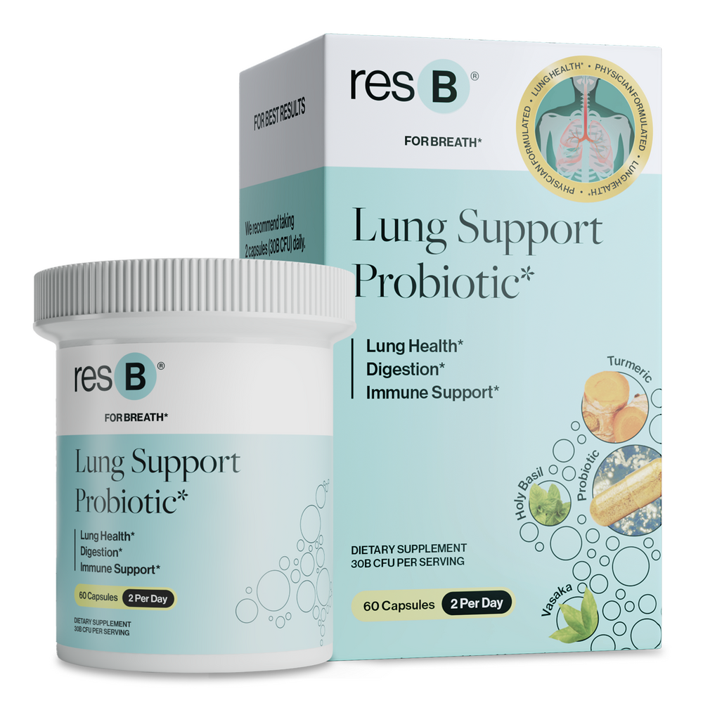 PRO resB Lung Support Probiotic 2-Pack of 60 Capsules