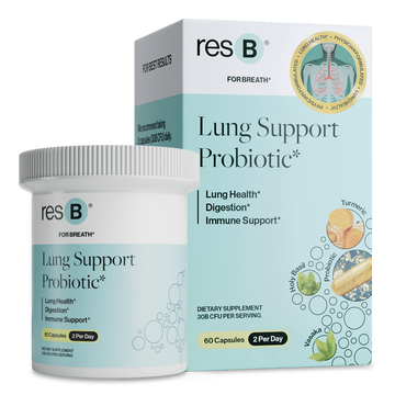 PRO resB Lung Support Probiotic 2-Pack of 60 Capsules