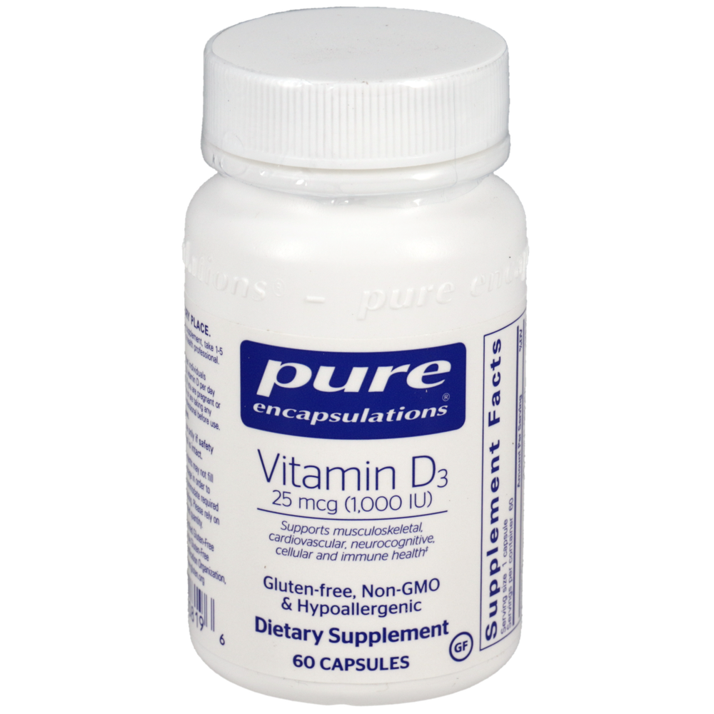 Vitamin D3  25mcg (1,000IU)