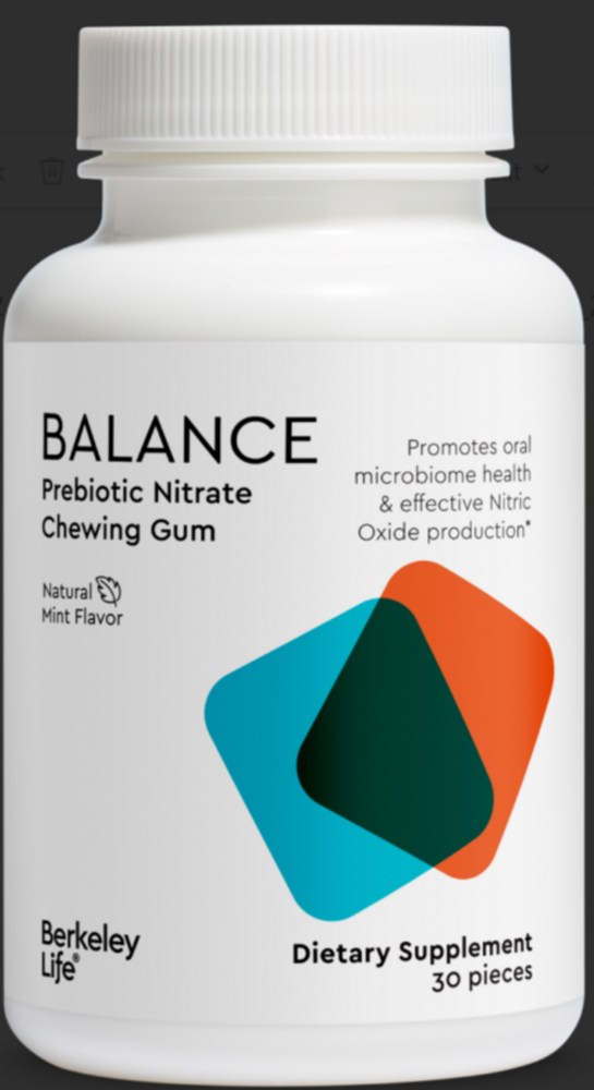 Prebiotic Nitrate Chewing Gum 30 pieces