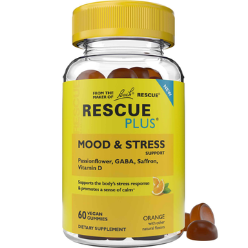 Rescue Plus® Mood & Stress Support Gummy, Orange