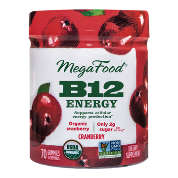 B12 Energy Gummies, Cranberry