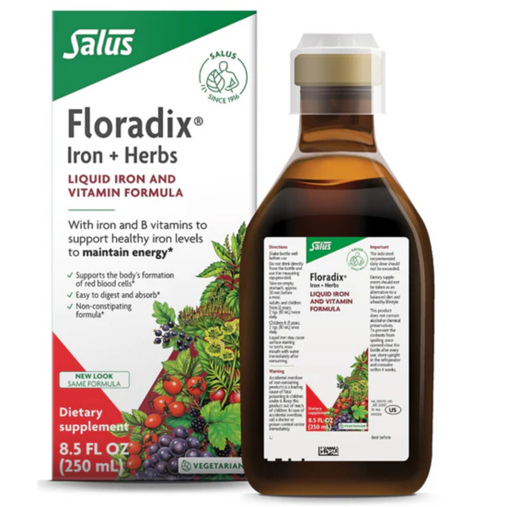 Floradix® Iron + Herbs Liquid Iron and Vitamin