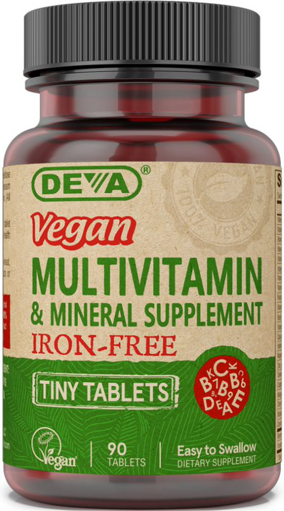 Vegan Tiny Tablets Multivitamin (Iron-Free)