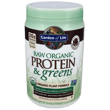 Raw Organic Protein and Greens Chocolate Powder