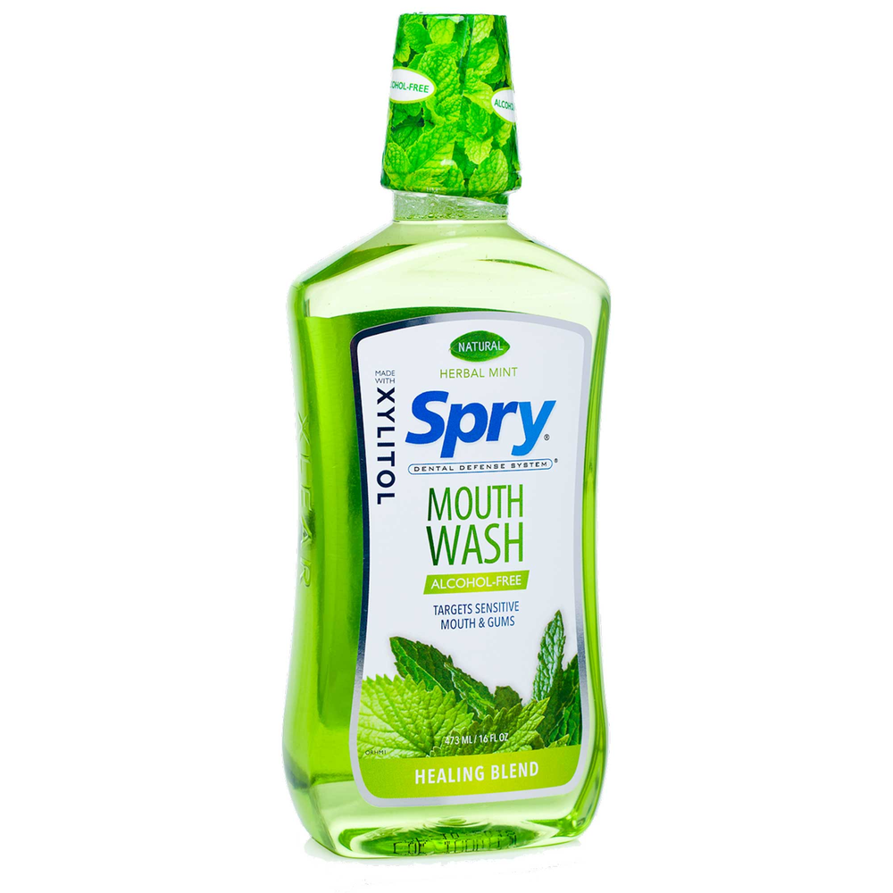Spry Herbal Mint Mouth Wash Alcohol Free