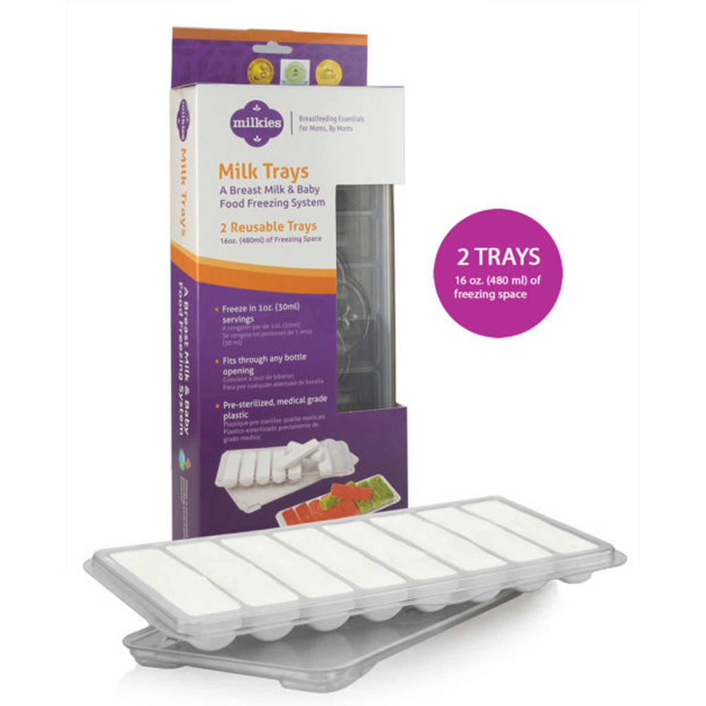 Milkies Milk Trays - Breast Milk Freezer Tray Organizer