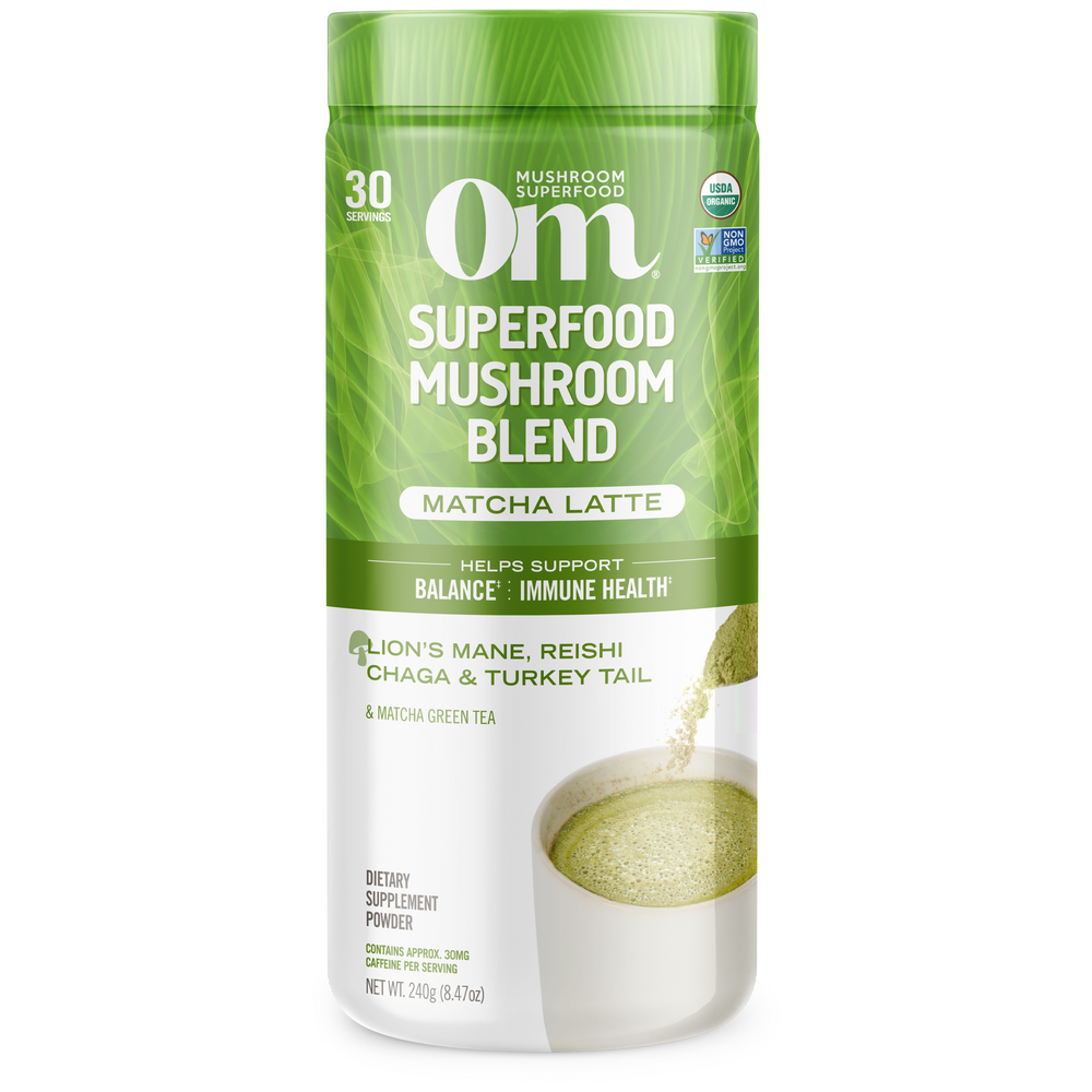 Superfood Mushroom Blend, Matcha Latte