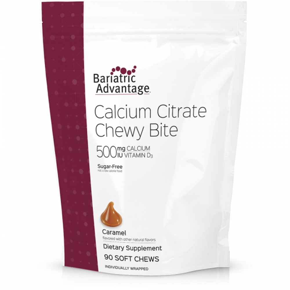 Calcium Citrate Chewy 500mg Caramel