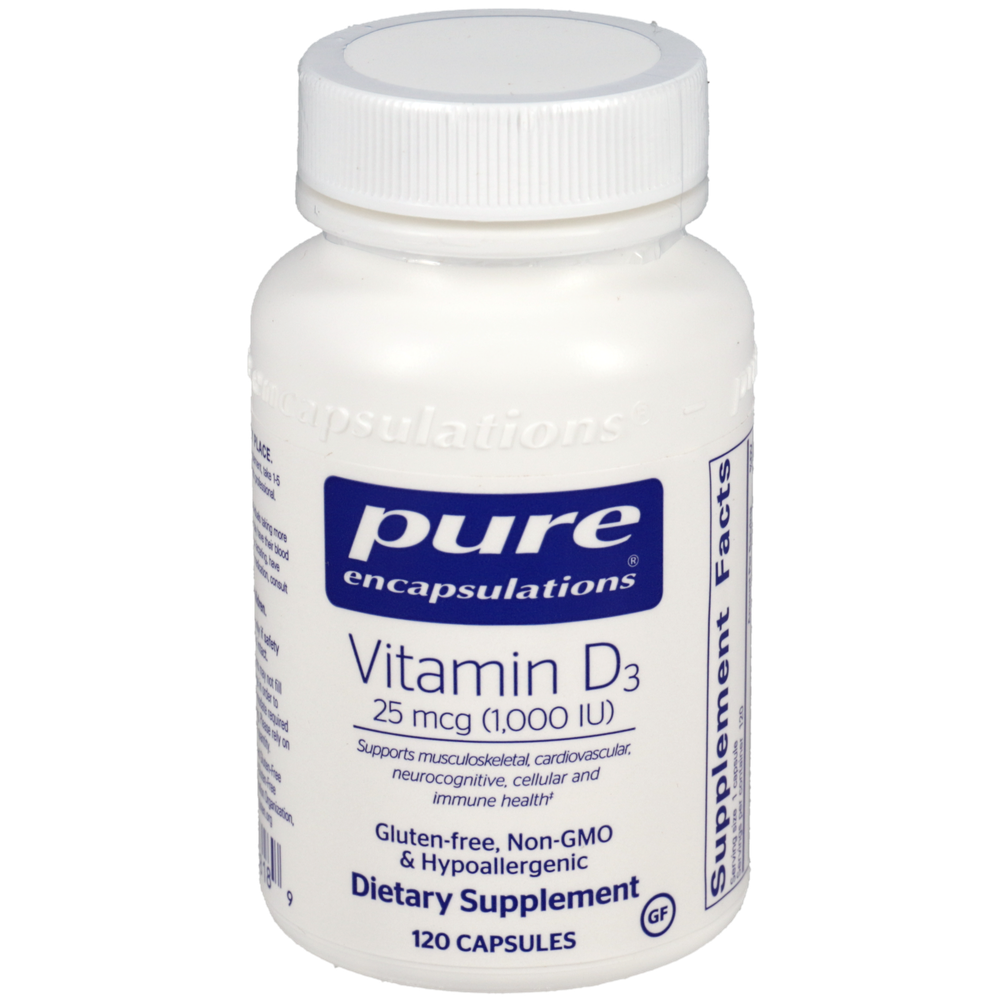 Vitamin D3  25mcg (1,000IU)