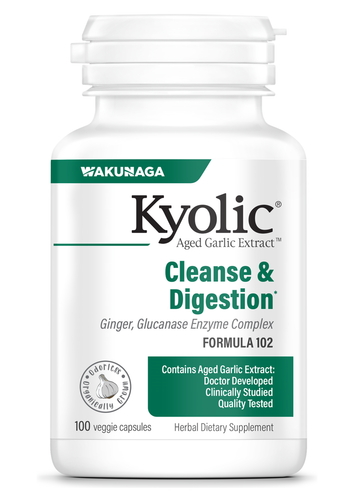 Kyolic Aged Garlic Extract Formula 102 - Candida Cleanse & Digestion