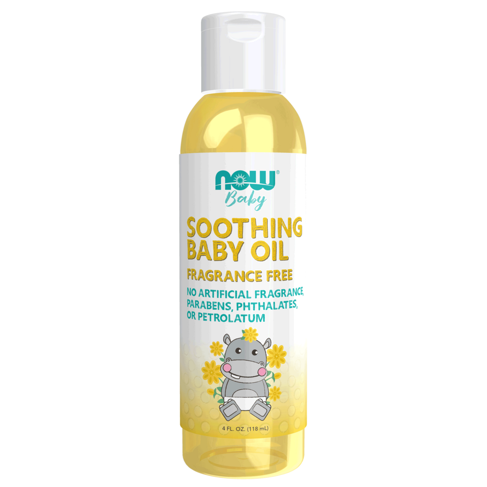 Soothing Baby Oil, Fragrance Free