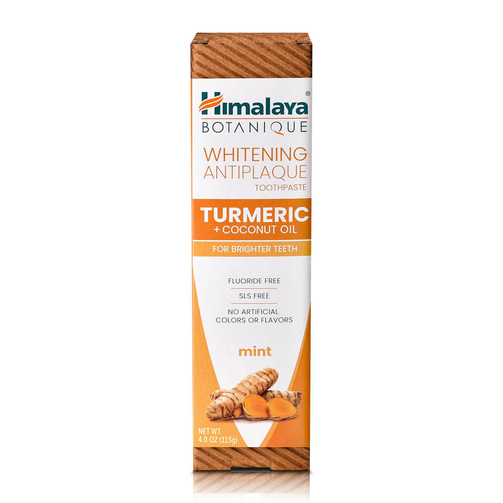 Whitening Antiplaque Turmeric + Coconut Oil Toothpaste