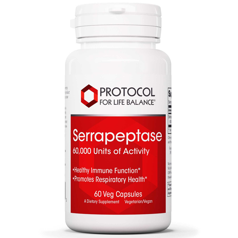 Serrapeptase 60,000 Units of Activity