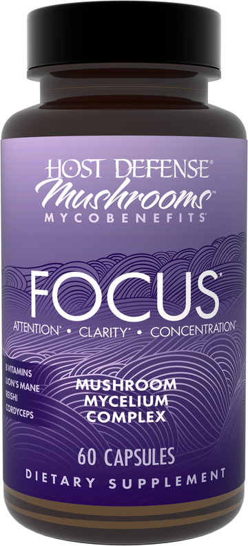 Host Defense Mushrooms MycoBenefits Focus Capsules