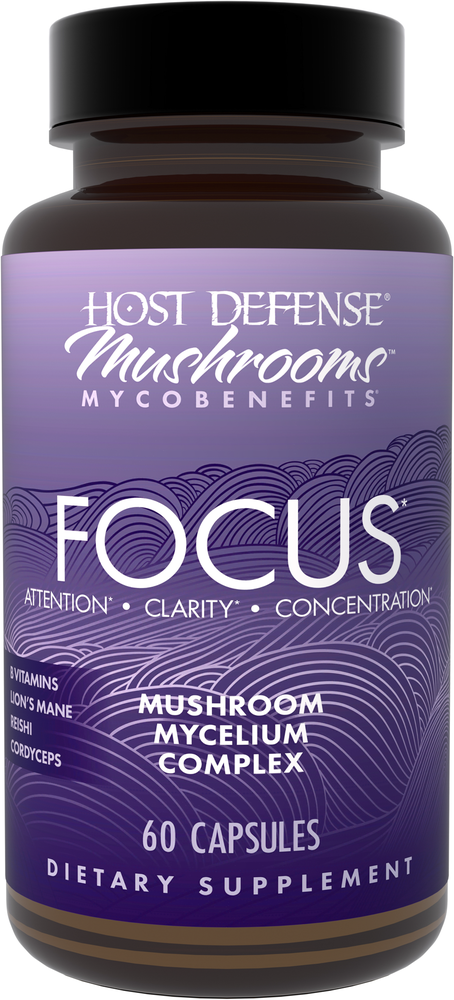 Host Defense Mushrooms MycoBenefits Focus Capsules
