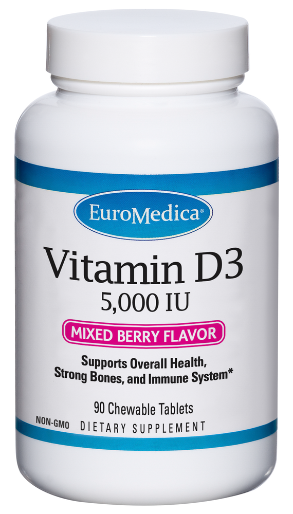 Vitamin D3 - 5,000 IU - Chewable Mixed Berry