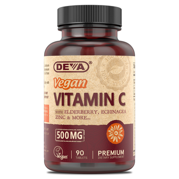 Vegan Vitamin C  500mg + Elderberry