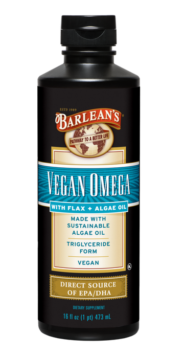 Vegan Omega; Flax & Algae Oil Blend