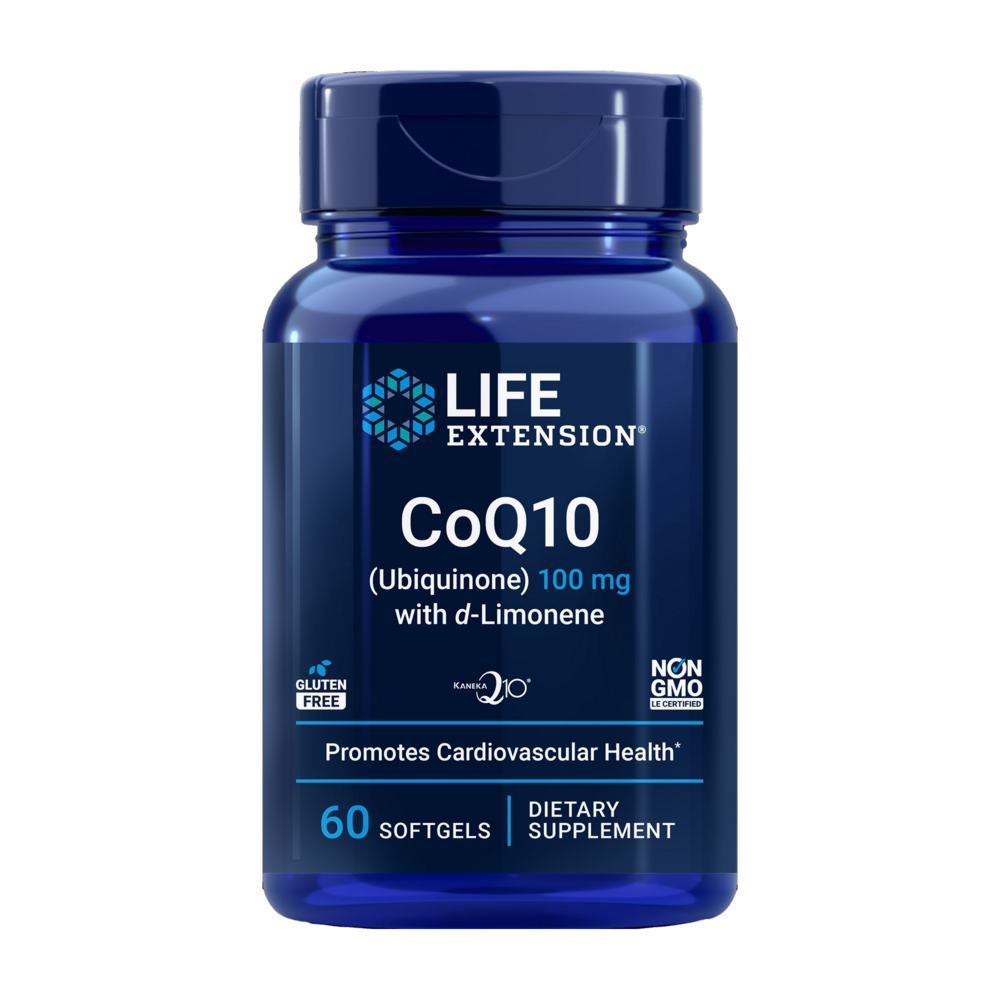 CoQ10 (Ubiquinone) with d-Limonene