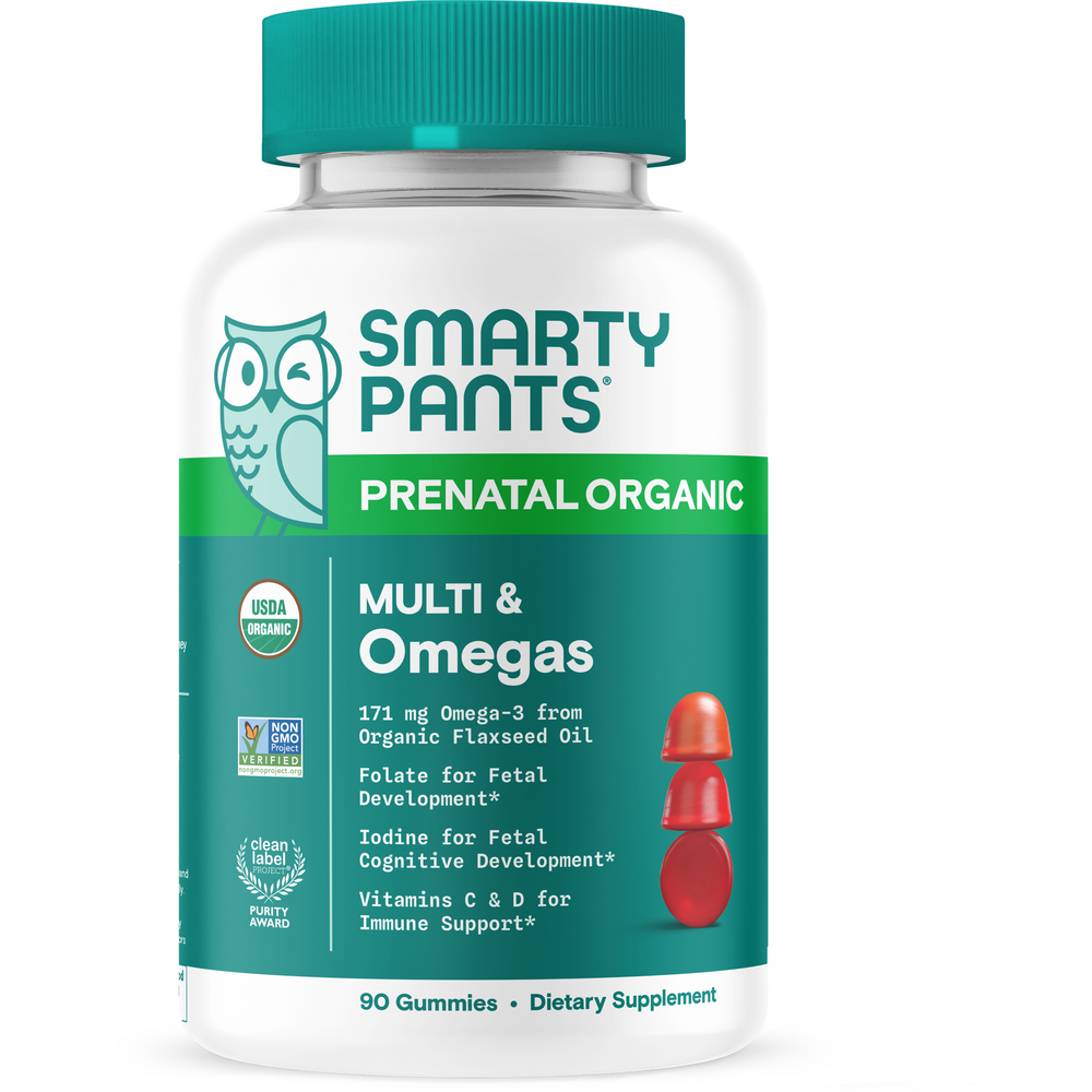 SmartyPants Organic Prenatal plus Multi & Omegas