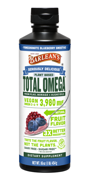 Seriously Delicious Pomegranate Blueberry Smoothie Total Omega Vegan