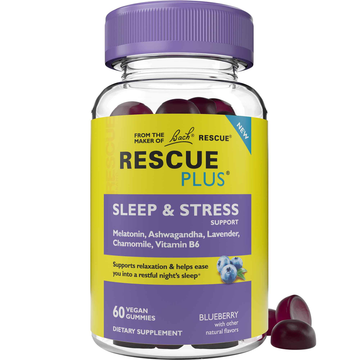 Rescue Plus® Sleep & Stress Support Gummy, Blueberry