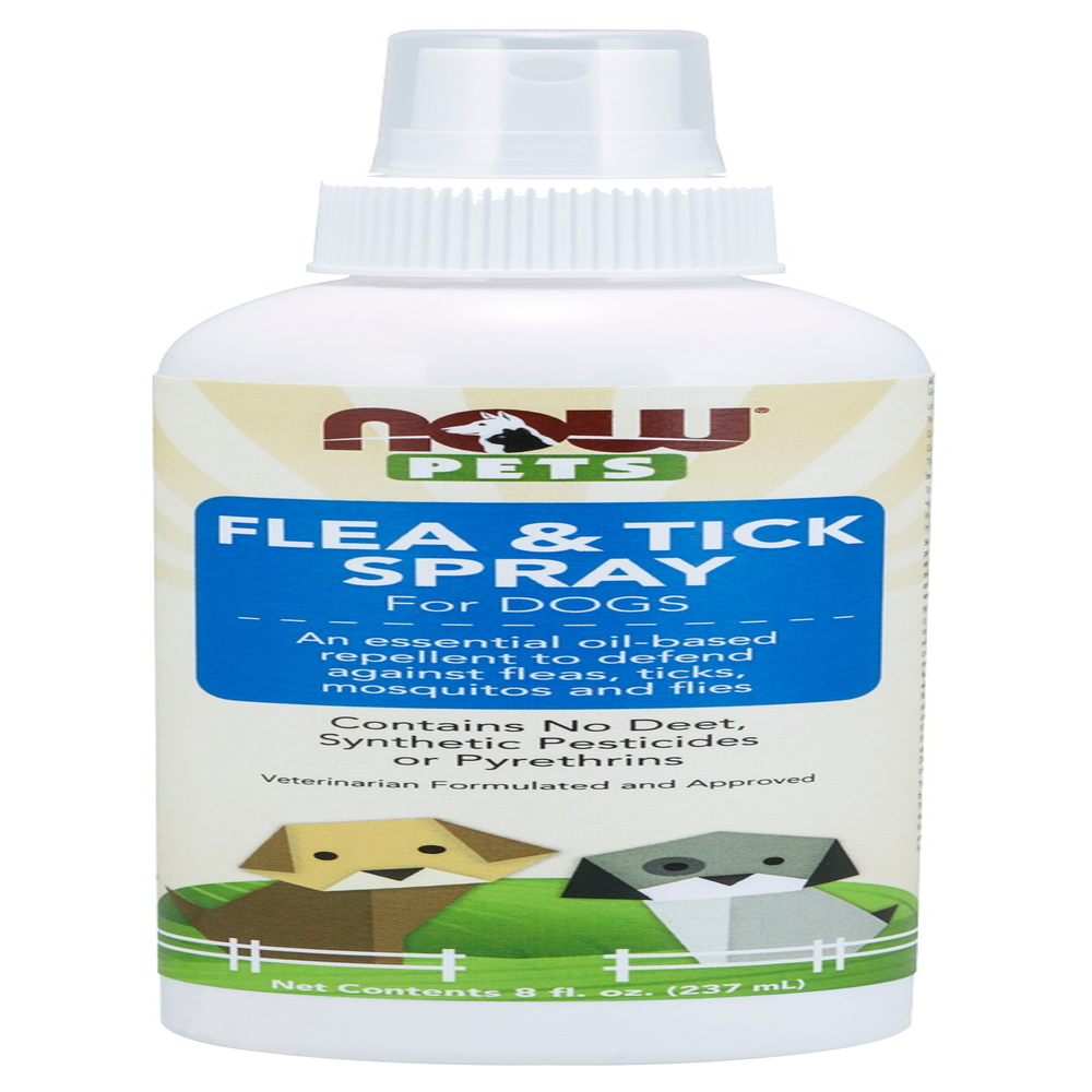 NOW Pet Health Flea and Tick Spray For D
