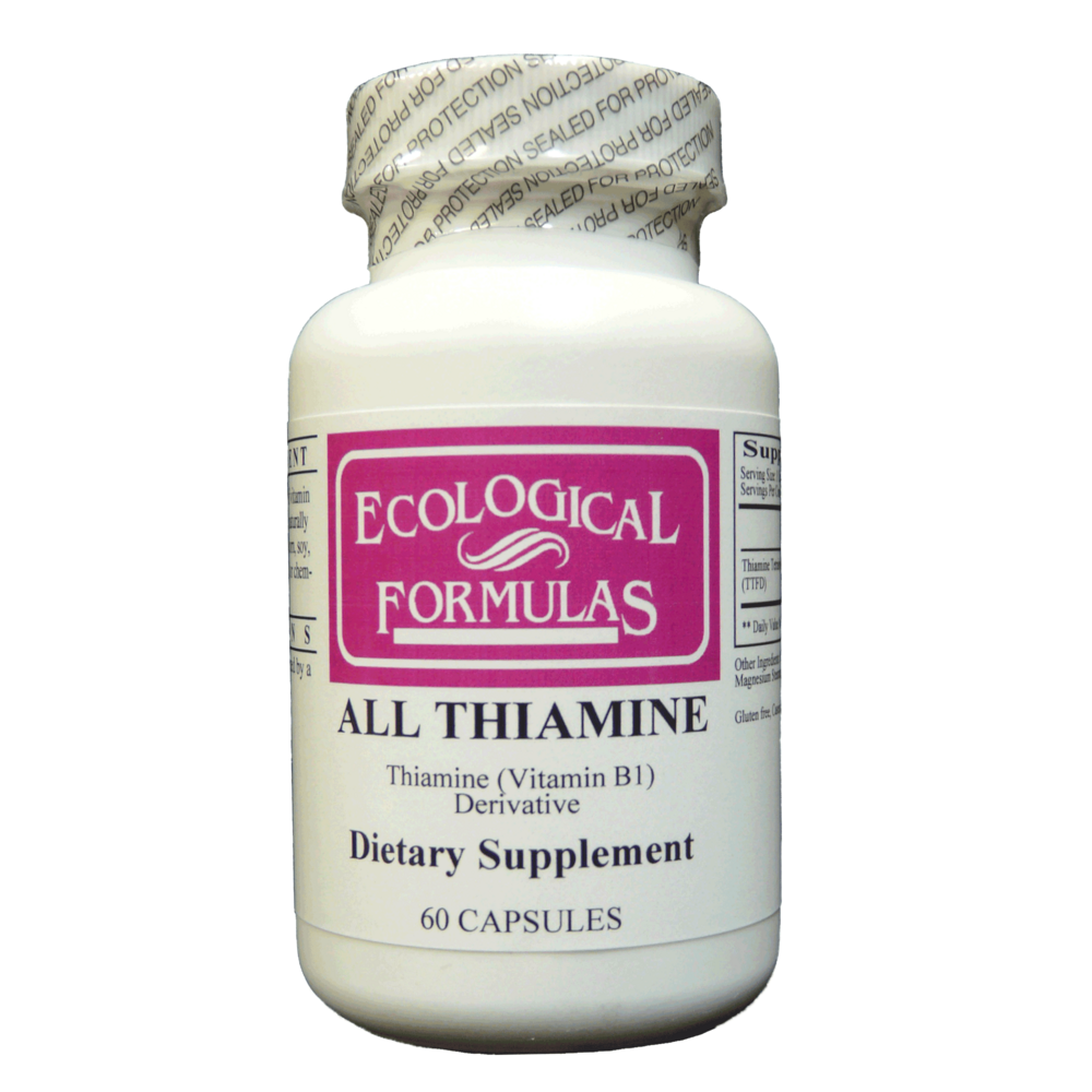 All Thiamine  (fat soluble B1 - TTFD, 50 mg capsule)