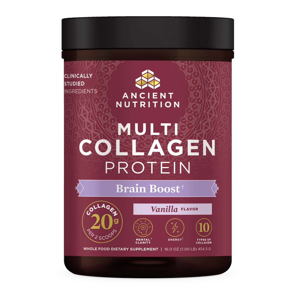 Multi Collagen Protein - Brain Boost Powder Vanilla