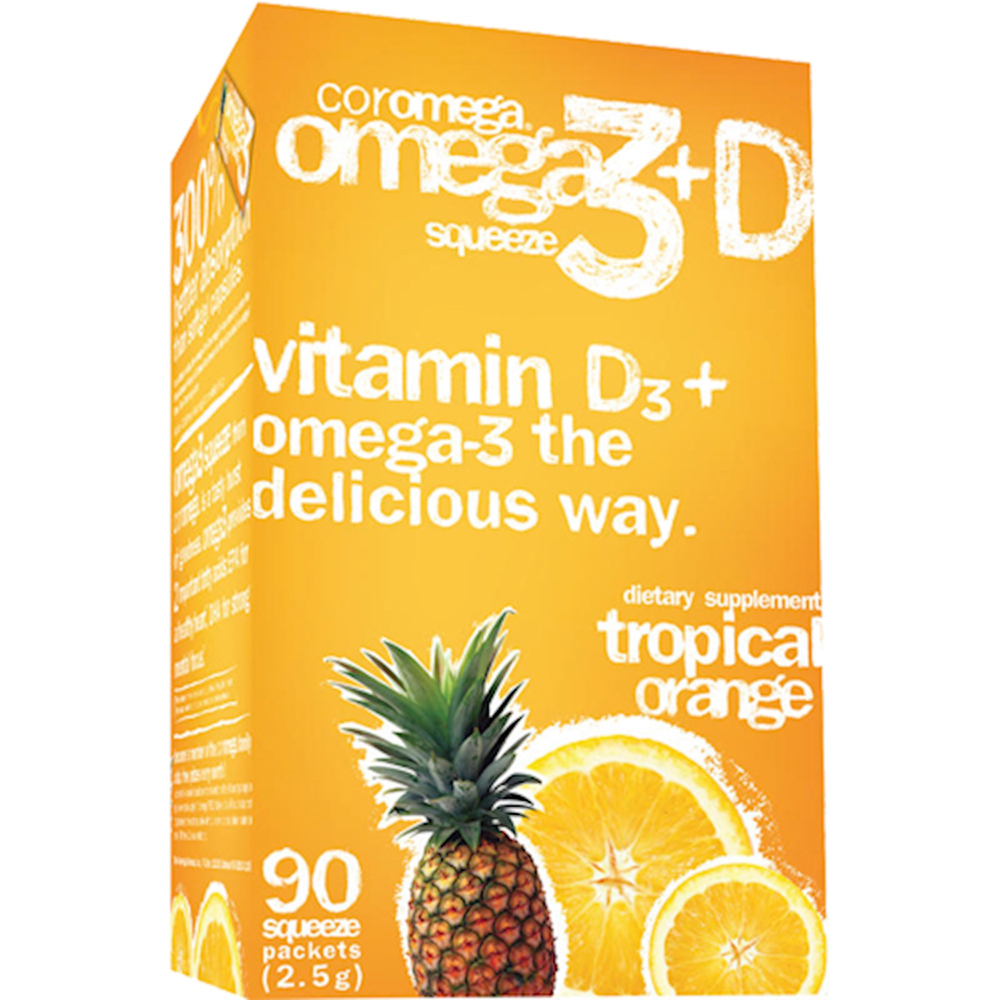 Omega-3 Squeeze Tropical Squeeze +D Packets