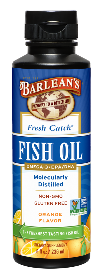 Fresh Catch Fish Oil Orange Flavor Liquid