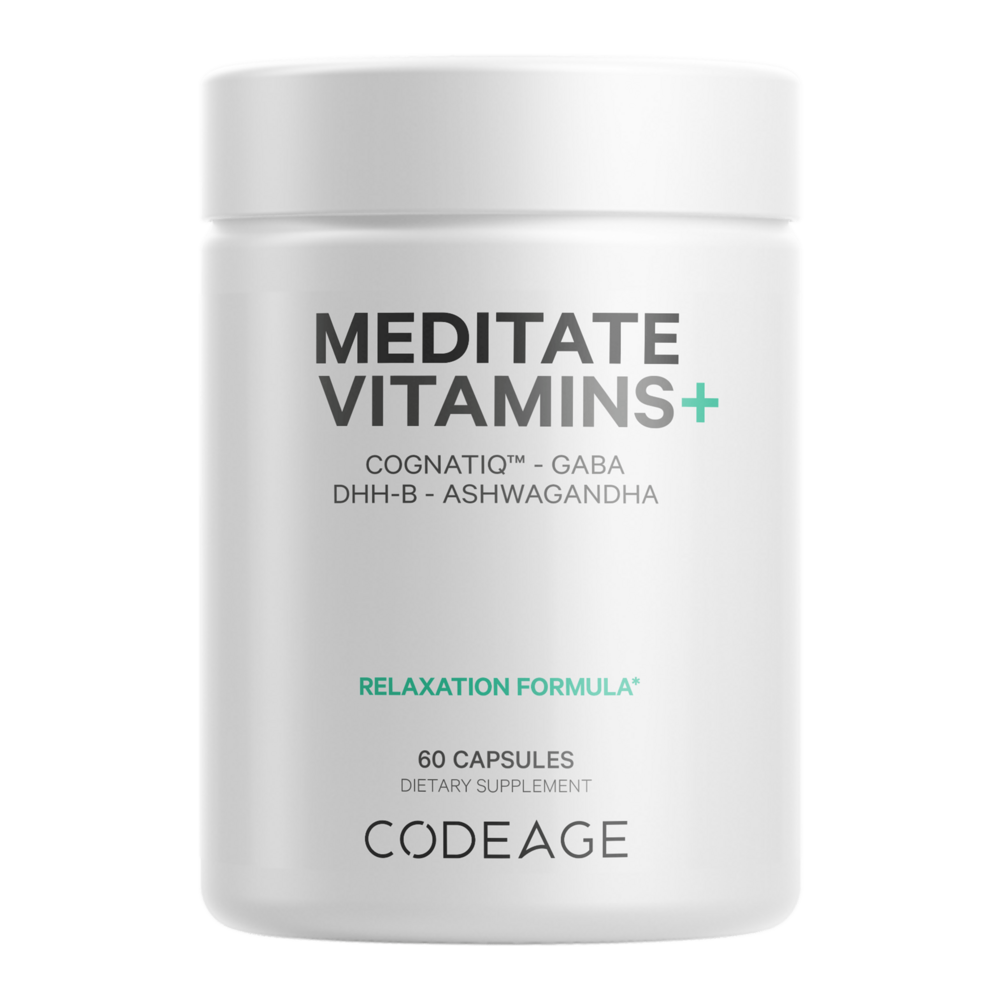 Meditate Vitamins - Stress Anxiety & Cortisol