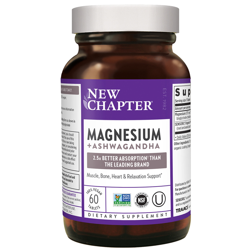 Magnesium + Ashwagandha Tablets