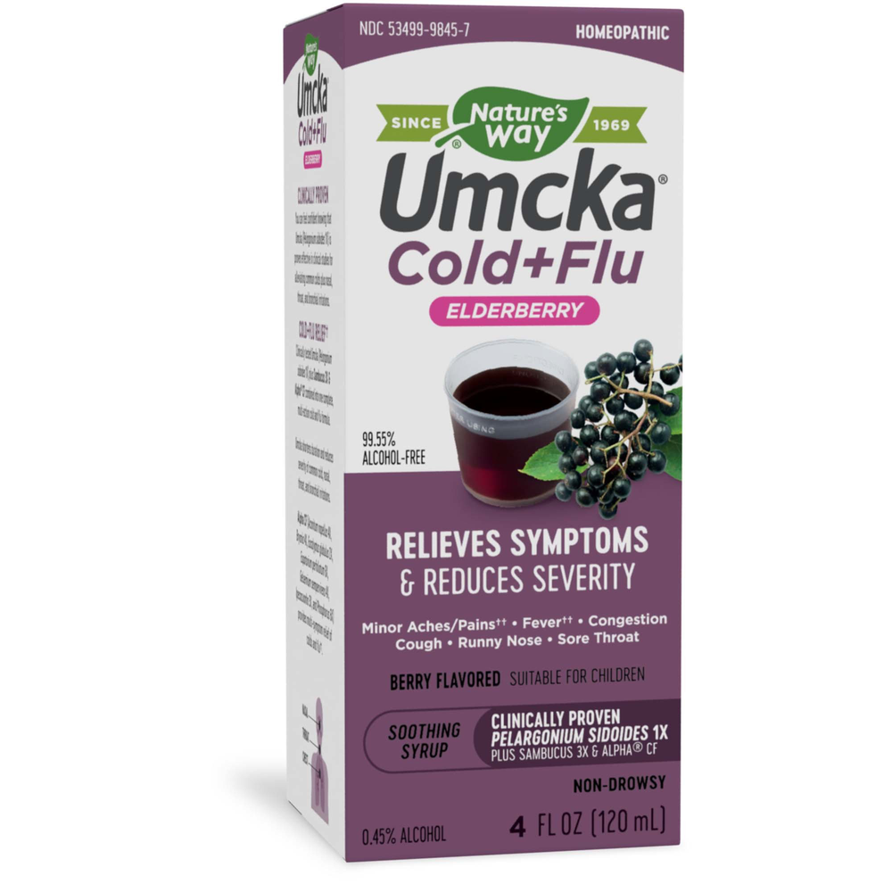Umcka® Elderberry Cold + Flu Syrup 4oz