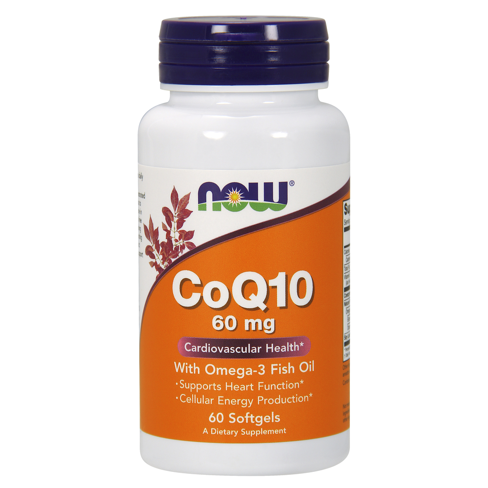 CoQ10 60mg w/Omega 3 Fish Oil