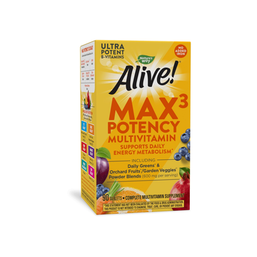 Alive!® Max3 Daily Multi-Vitamin Iron-free