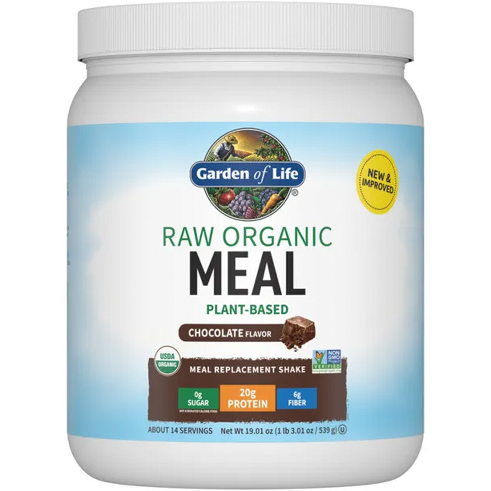 Raw Organic Meal Plant-Based Chocolate Flavor