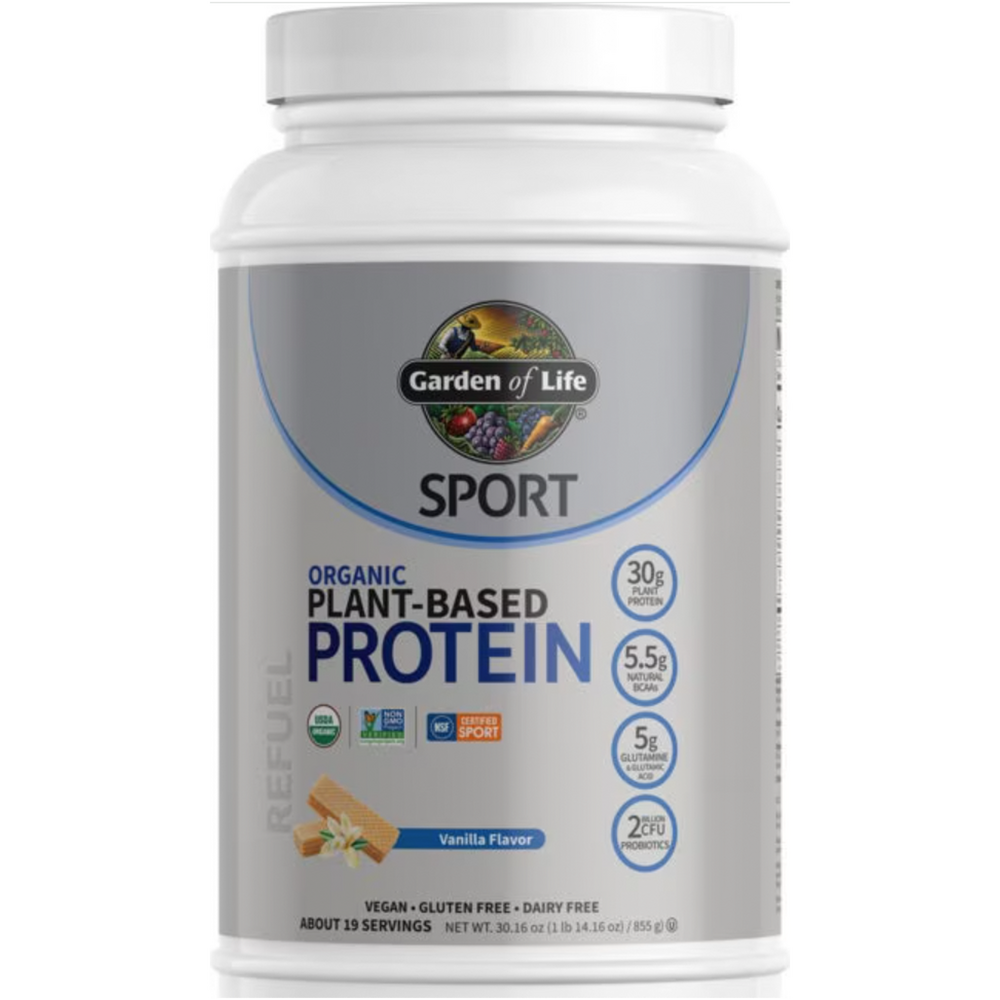 SPORT Organic Plant-Based Protein, Vanilla